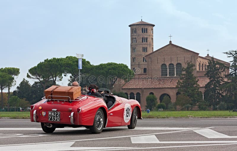 Classic Car Rally in Ravenna Editorial Image - Image of endurance
