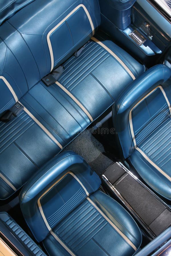 Classic car seats stock photo. Image of style, vehicle 2757162