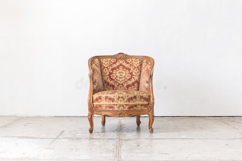 Classic chair style in vintage room