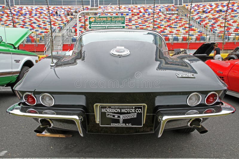 A 1966 Chevrolet Corvette on display at the Charlotte AutoFair classic car show at Charlotte Motor Speedway in Concord, North Carolina, September 21, 2013. A 1966 Chevrolet Corvette on display at the Charlotte AutoFair classic car show at Charlotte Motor Speedway in Concord, North Carolina, September 21, 2013.