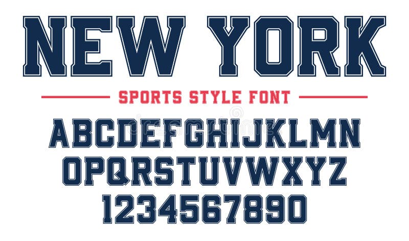 alphabet new york yankees font