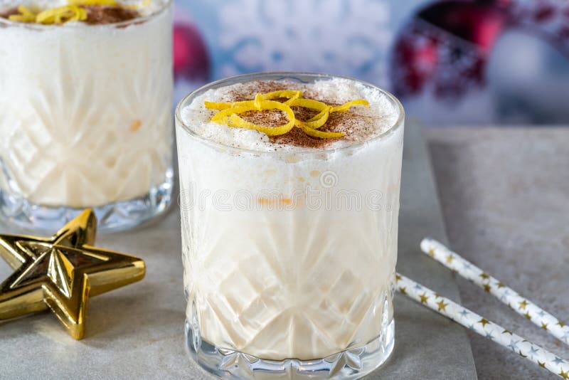 Classic eggnog stock photo. Image of celebration, beverage - 259630612
