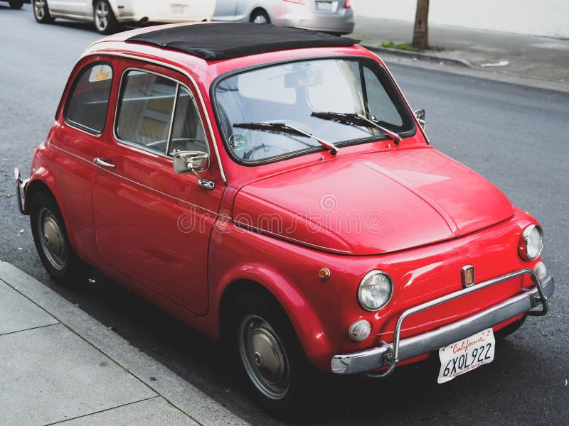 Classic Fiat stock photography Classic Fiat stock photography