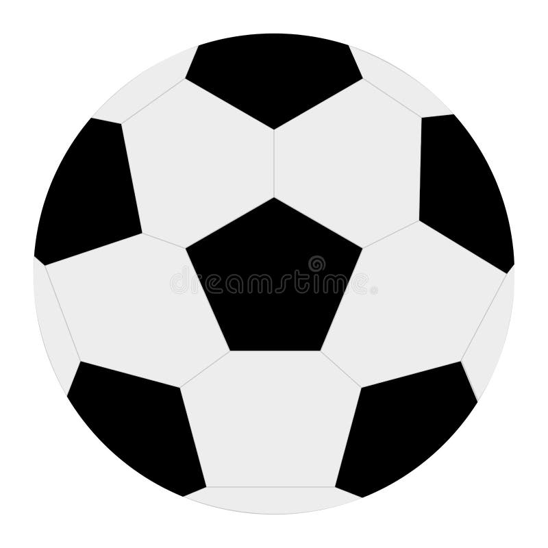 Classic football icon stock photo. Image of single, white 73306536