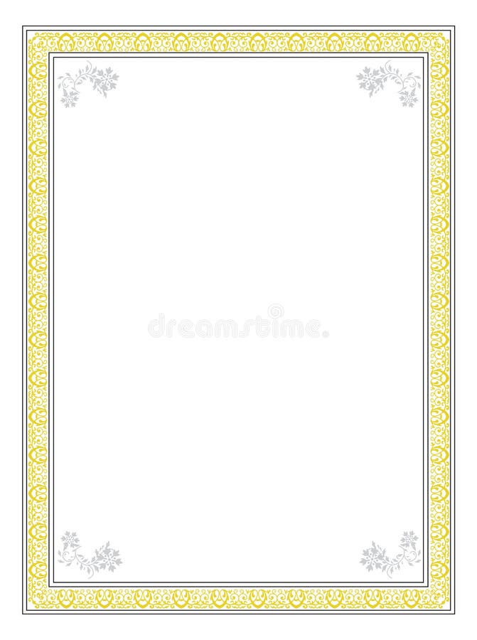 Classic Frame Design stock vector. Illustration of happy 9030430