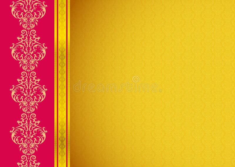 Classic Gold Wallpapers stock vector. Illustration of ornate 26181364