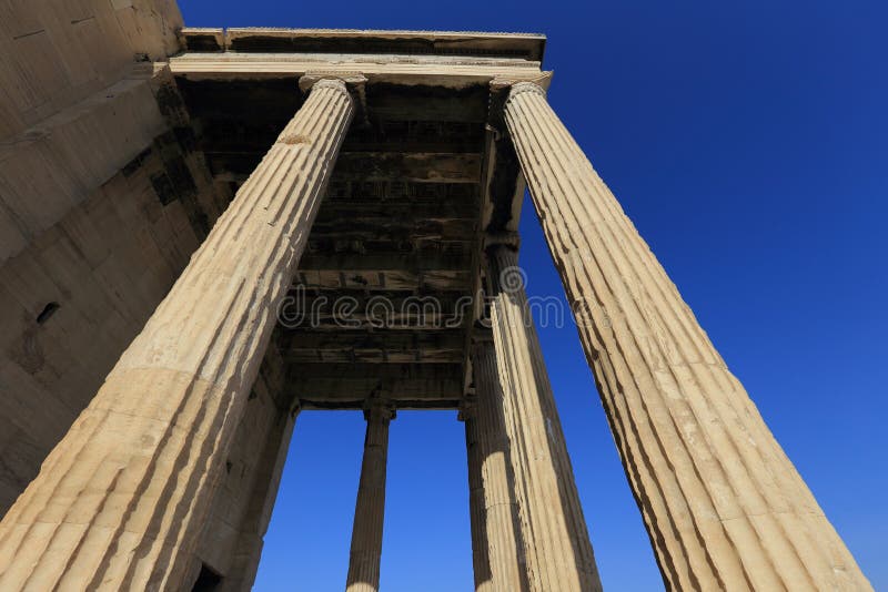 Greek Columns, Acropolis, Athens Stock Image Image of greek, famous