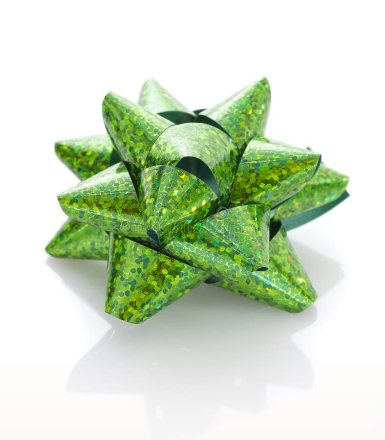 Classic Green Present Bow Isolated Stock Photo Image of isolated, christmas 47602284