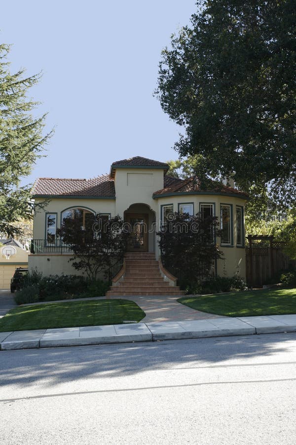 Classic Home on the Peninsula of California south of San Francisco.