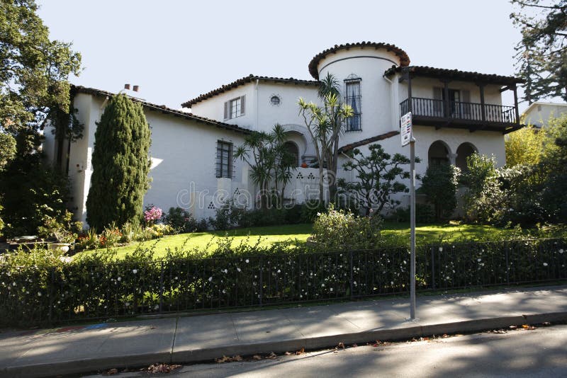 Classic Home on the Peninsula of California south of San Francisco.