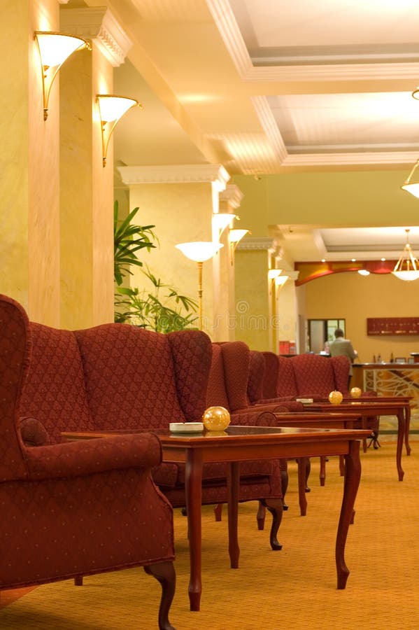 Classic hotel lobby stock photo. Image of inside, seats 2441670
