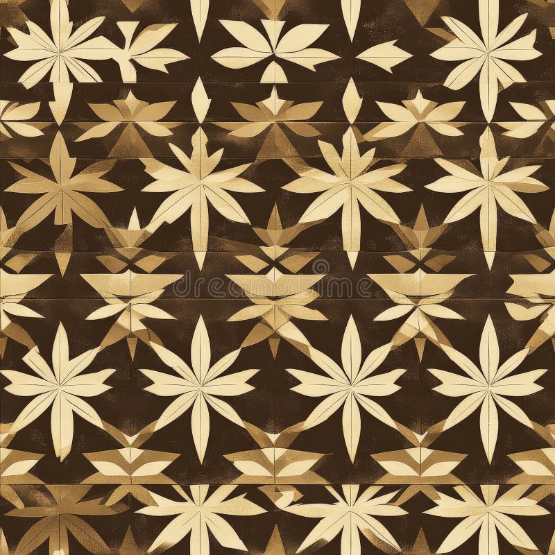 Classic Japanese Asanoha Hemp Leaf Pattern Stock Photos Free