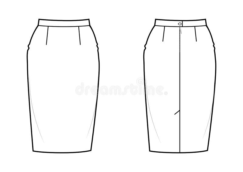 Pencil Skirt Stock Illustrations – 628 Pencil Skirt Stock Illustrations ...