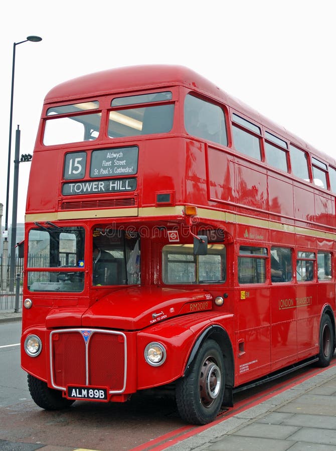 Classic London Bus stock photos Classic London Bus stock photos