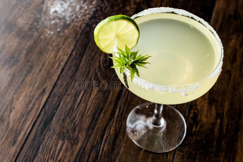 Classic Margarita Cocktail with Lime and Salt. Stock Photo Image of glass, margarita 90024326