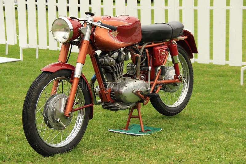 Classic motorcycle stock images