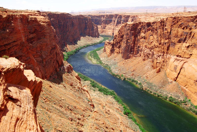 Classic nature of America - Colorado river royalty free stock photography