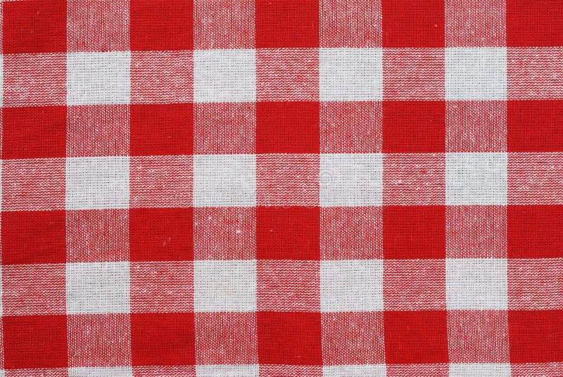 Classic Red and White Picnic Table Cloth Stock Photo Image of picnic, fading 72771688