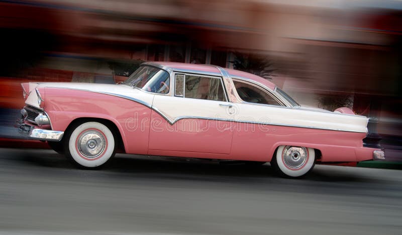 Classic pink car img