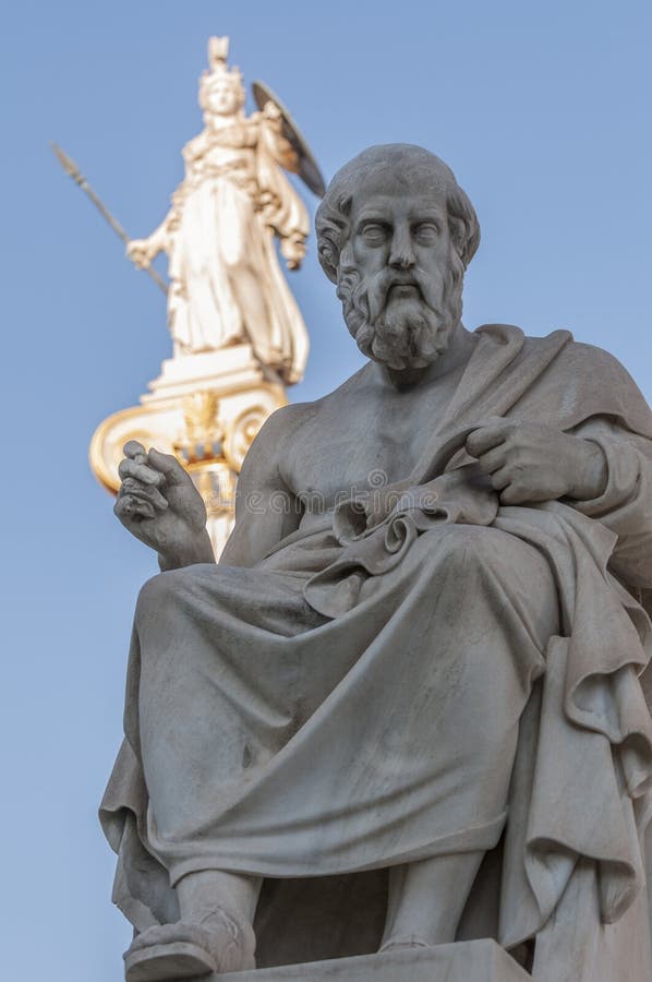 Classic Plato statue stock photo. Image of athens ...