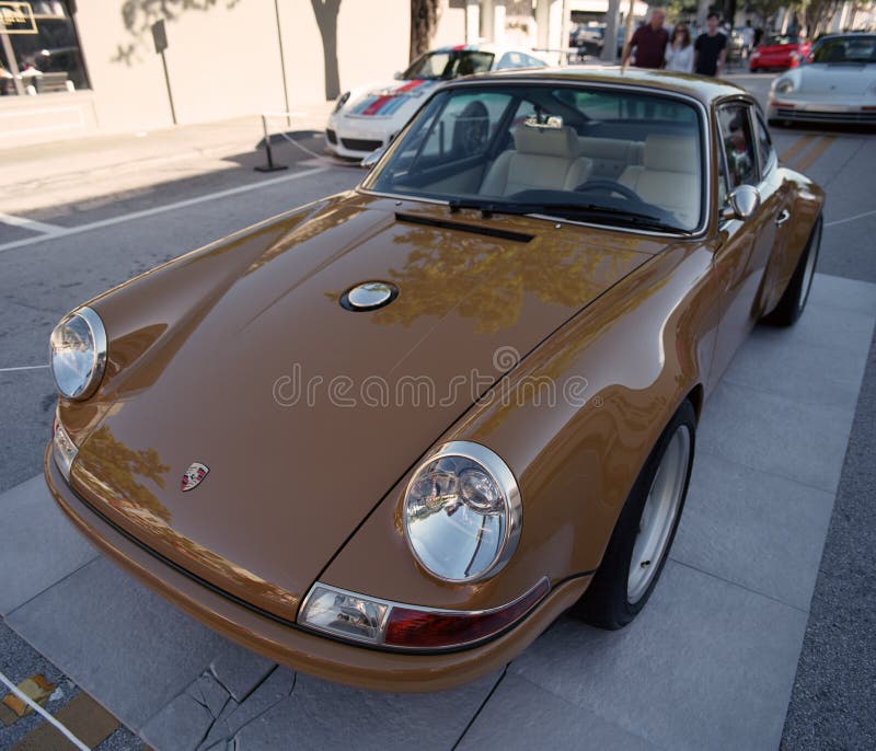 Classic Porsche 911 at a Car Show Editorial Stock Image Image of