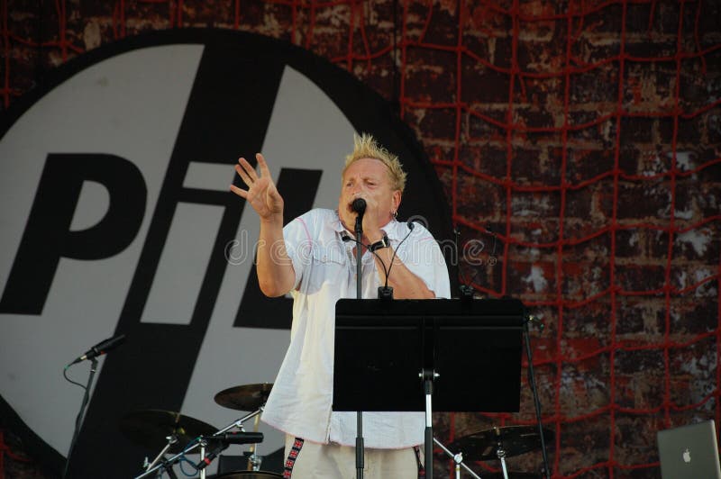 Trencin Slovakia July 9 11 Johnny Rotten Performing Live With Public Image Limited Pil Ex Sex Pistols At Pohoda Festival Editorial Stock Image Image Of Eyes Pistol