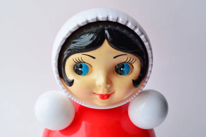 Vintage USSR Toys Rare Plastic Nevalashka Doll Vanka-get up Vanka-vstanka 