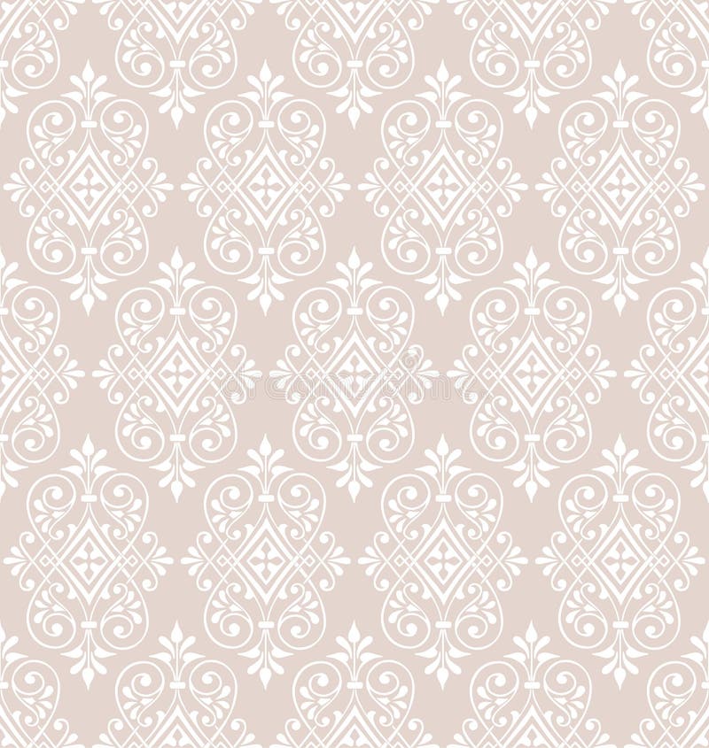 Classic Seamless Wallpaper Background Pattern Stock Vector - Illustration  of classic, foliage: 53545354