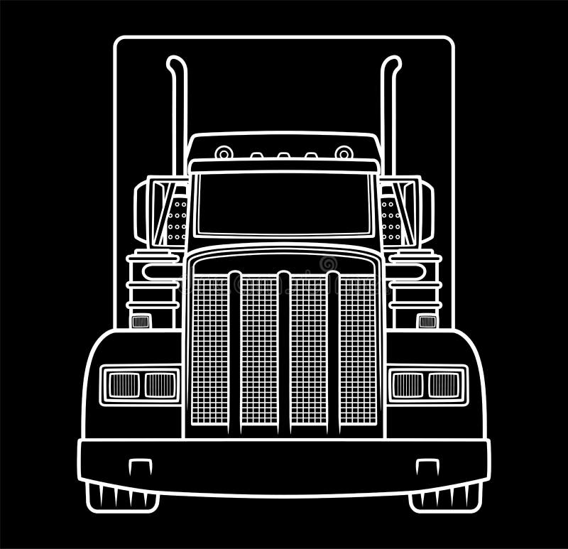Free Free 57 Semi Truck Silhouette Svg SVG PNG EPS DXF File