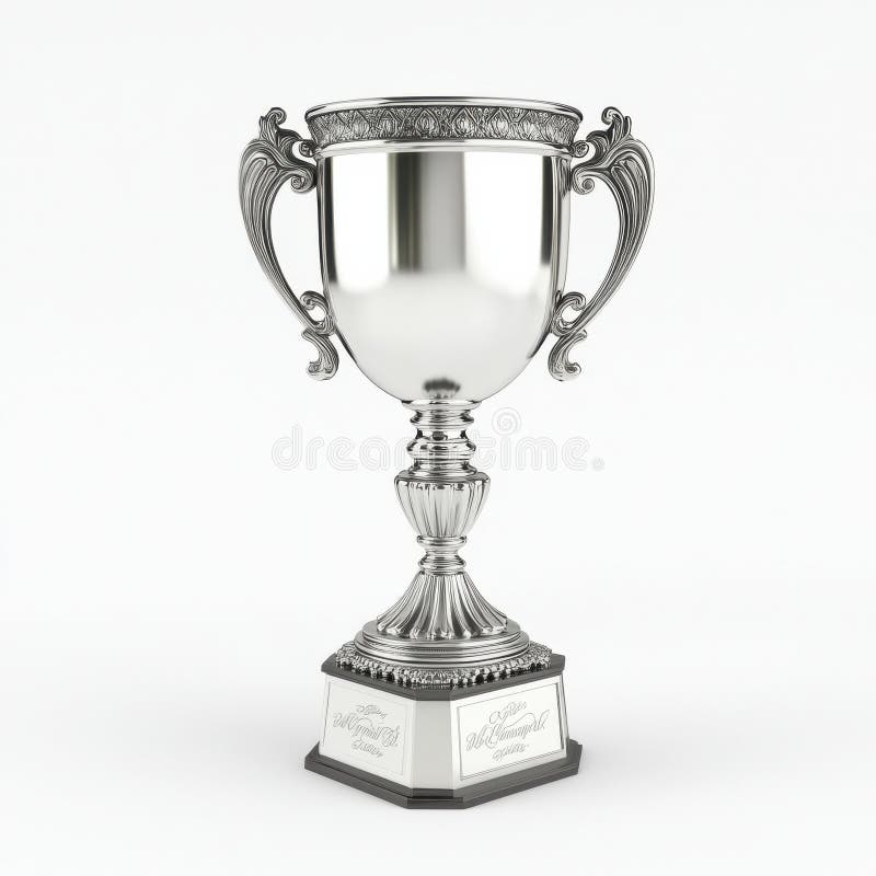 Classic Silver Goblet Trophy z ponadczasową elegancją i stylem ilustracji