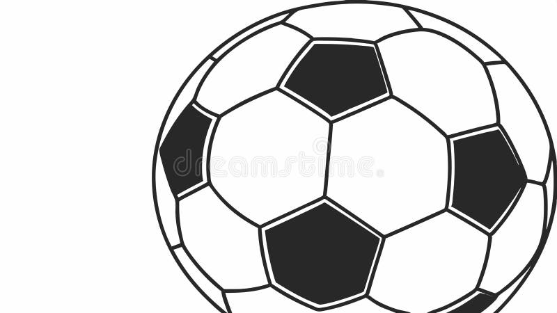 Classic Soccer Ball Sport Game Vector Ilustración vectorial Diseño de IA generativa stock de ilustración