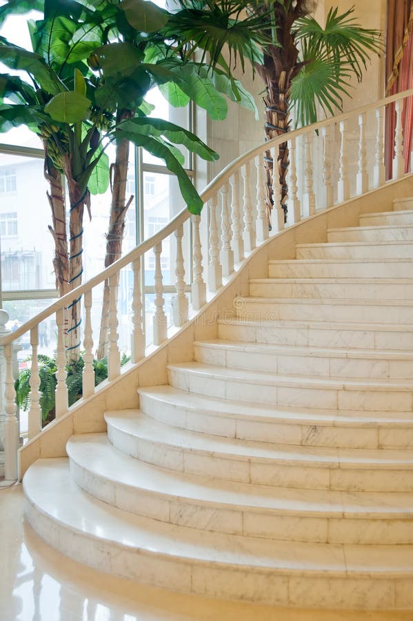 Classic staircase in a luxury room royalty free stock photography Classic staircase in a luxury room royalty free stock photography