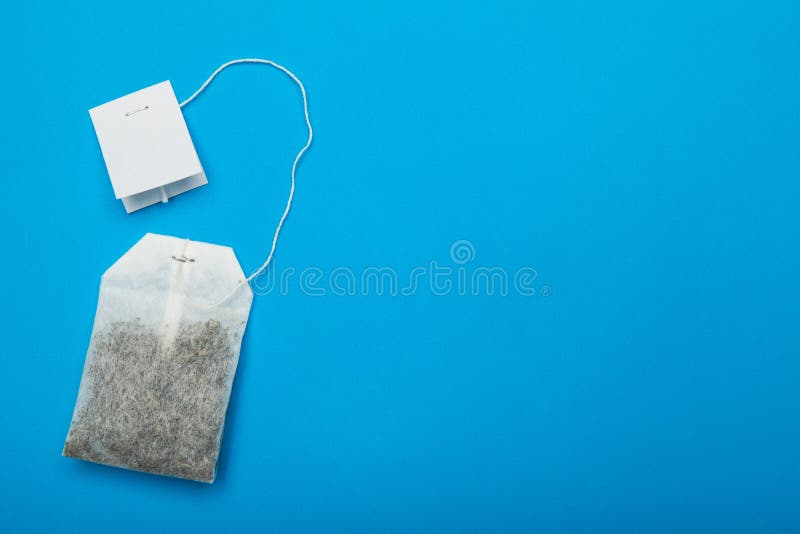 Classic Tea in a Paper Bag. Empty Space for Text Stock Image Image of
