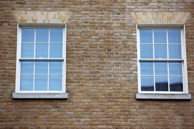 Classic Victorian Windows in London Stock Image Image of exterior