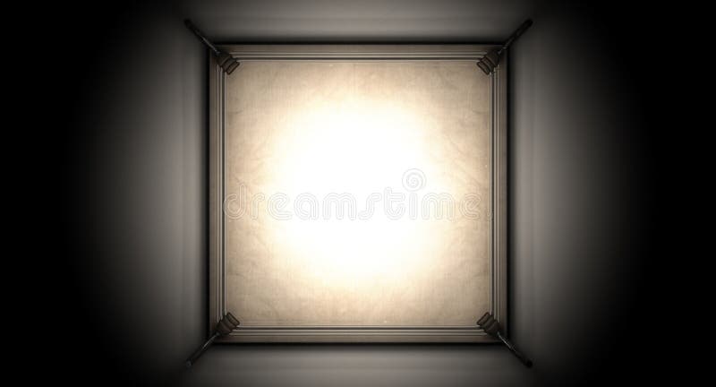 Classic Vintage Boxing Ring royalty free stock photography