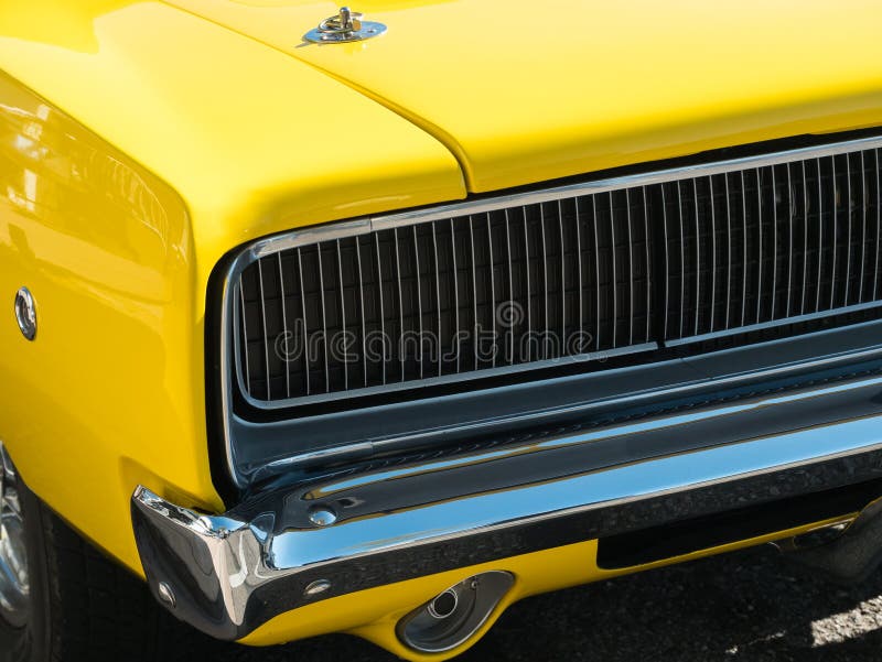 Classic Vintage Dodge Charger Stock Photo Image of charger, design