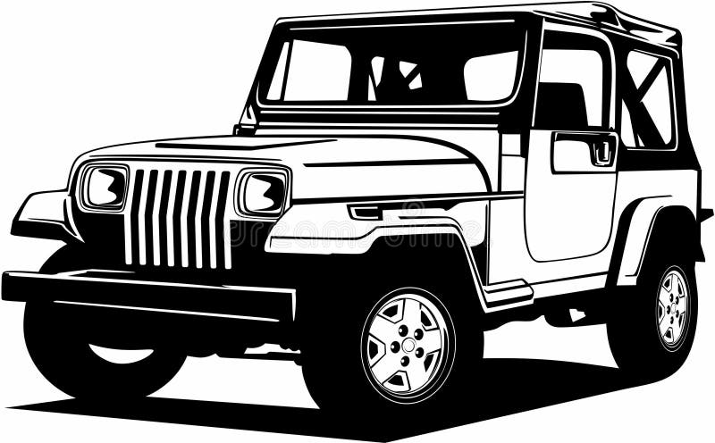 Jeep Wrangler Stock Illustrations – 179 Jeep Wrangler Stock Illustrations,  Vectors & Clipart - Dreamstime