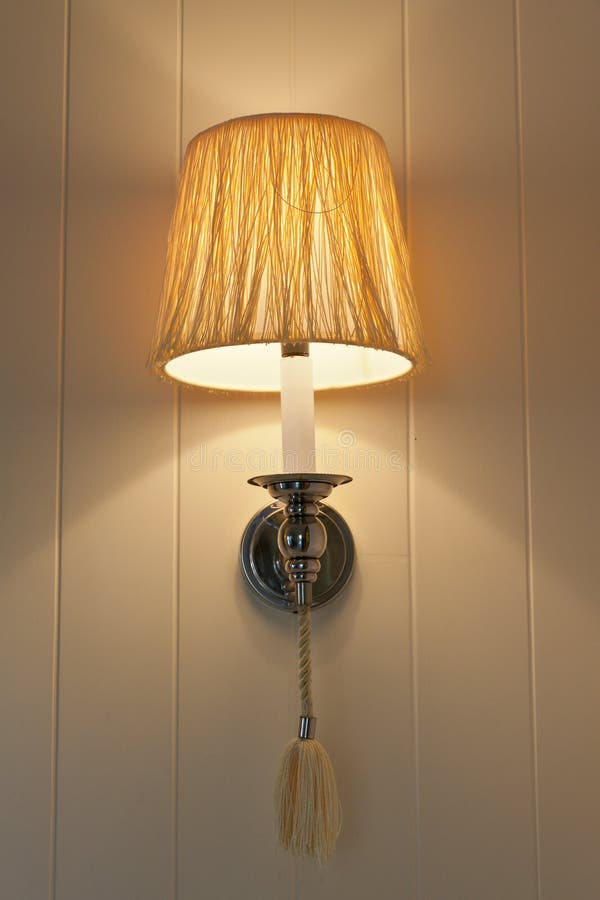 Classic Wall Lamp stock image. Image of glass, decorating 22993711