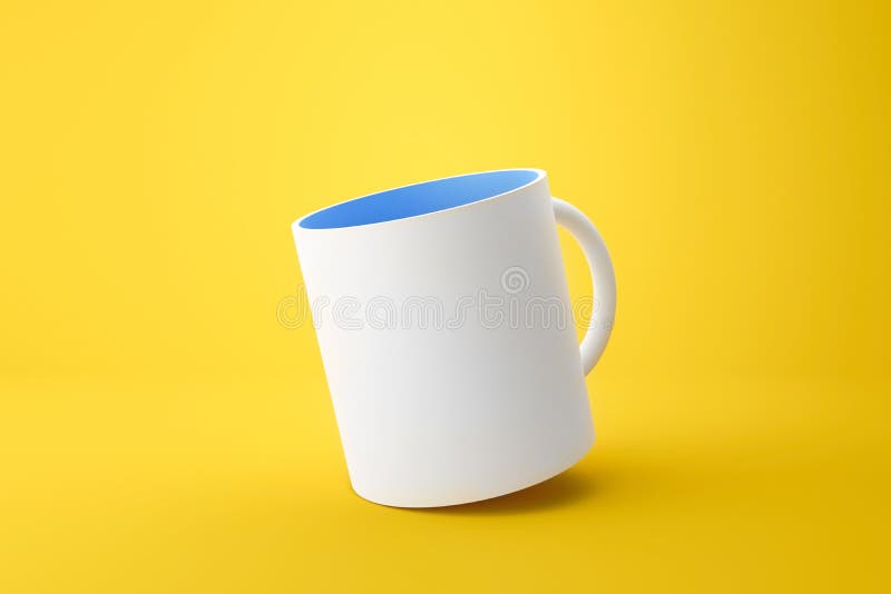 Download Yellow Mug Realistic 3d Mockup On A White Background Stock Vector Illustration Of Mesh Mockup 90282945 PSD Mockup Templates