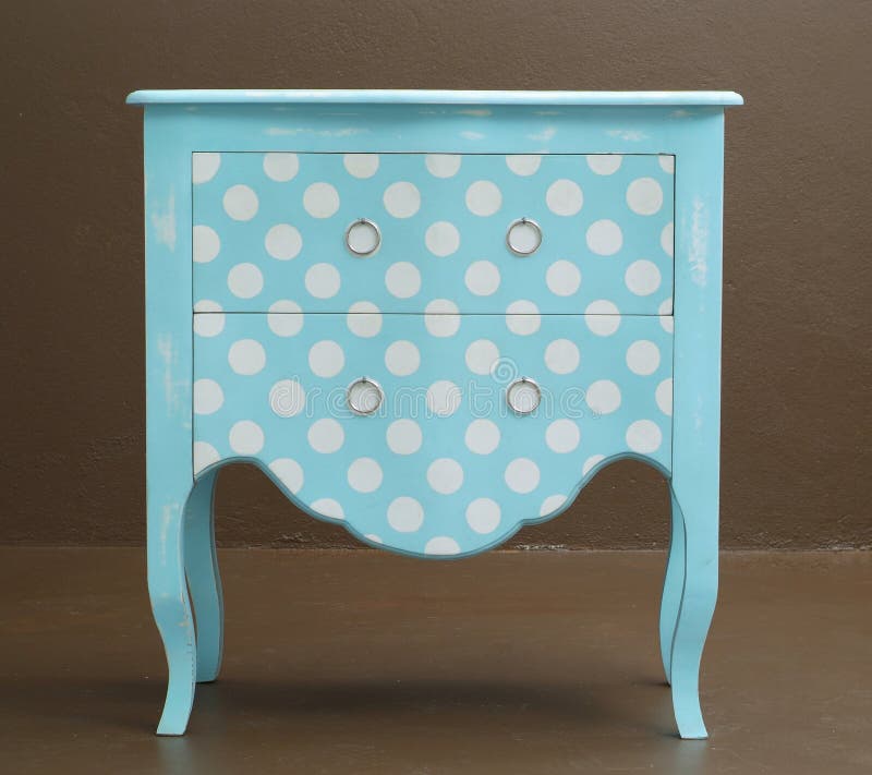 Classic wooden dresser stock image