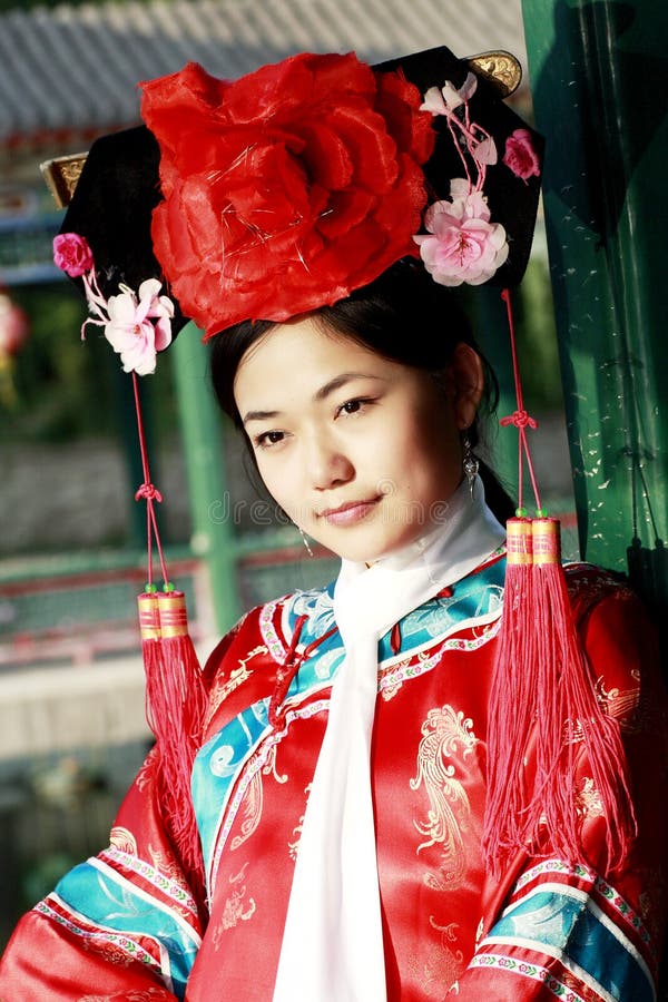 Classical beauty in China. stock image. Image of femininity - 6467633