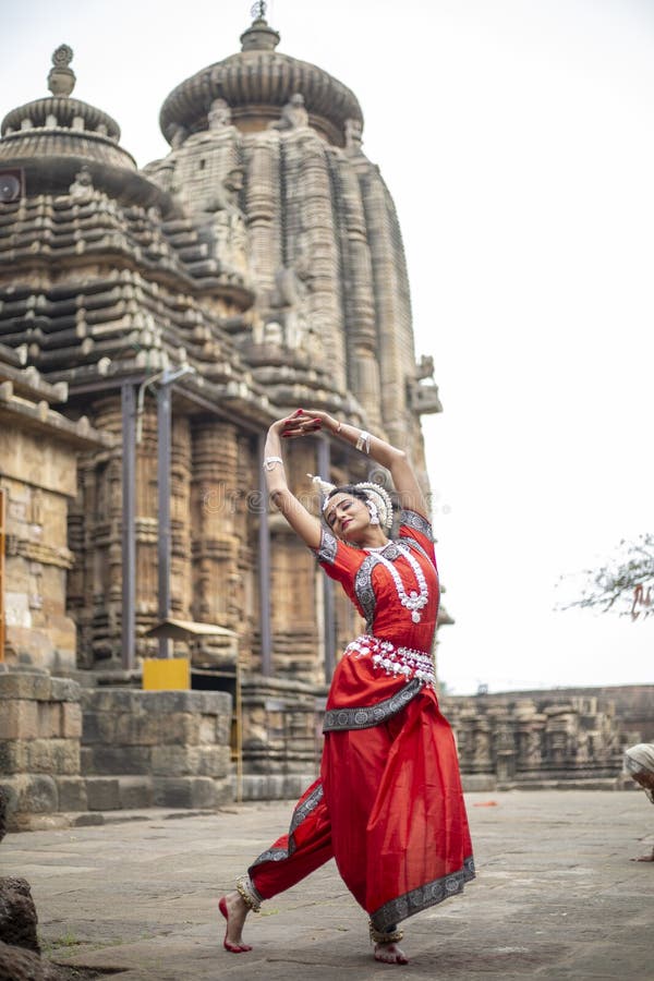 Classical Dance Of India.Orissi is a major ancient Indian classical dance form.