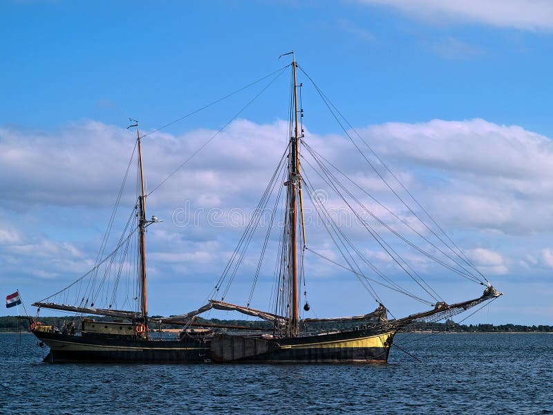 old fashioned sailboat