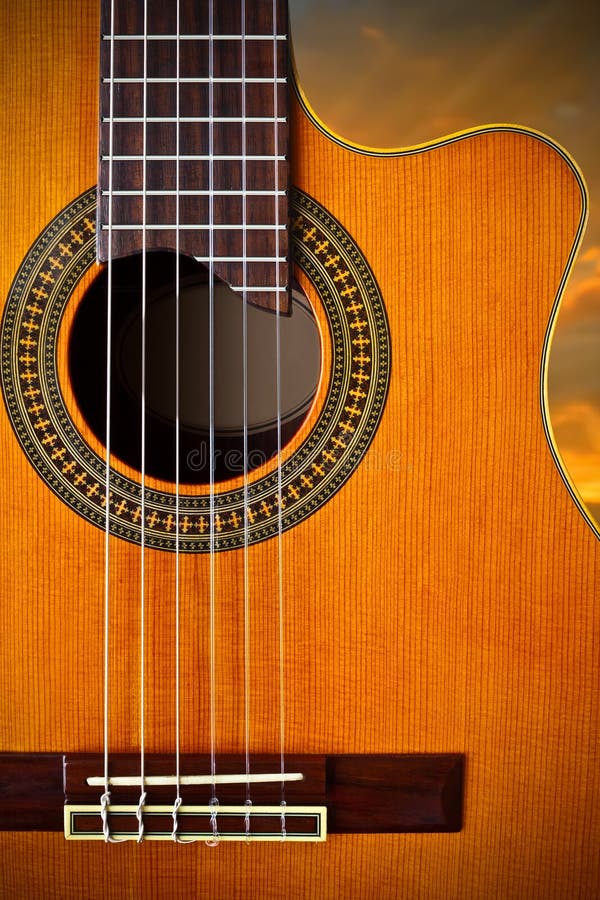 Classical Guitar Player Details Stock Photo - Image of acoustic
