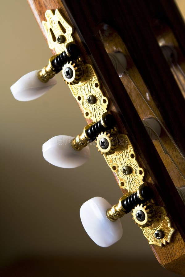 Classical guitar tuners