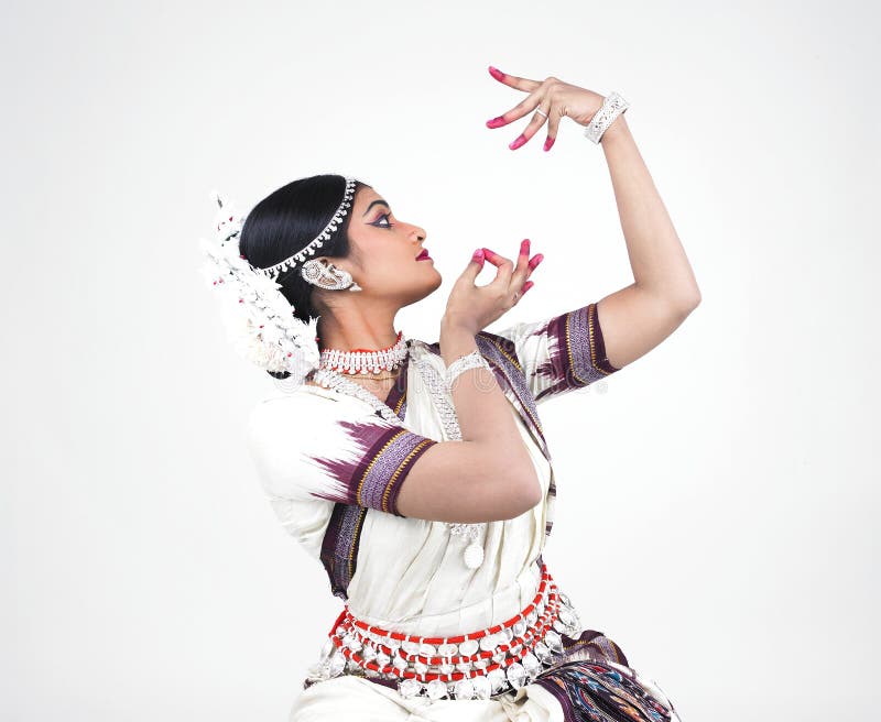 Classical indian female dancer