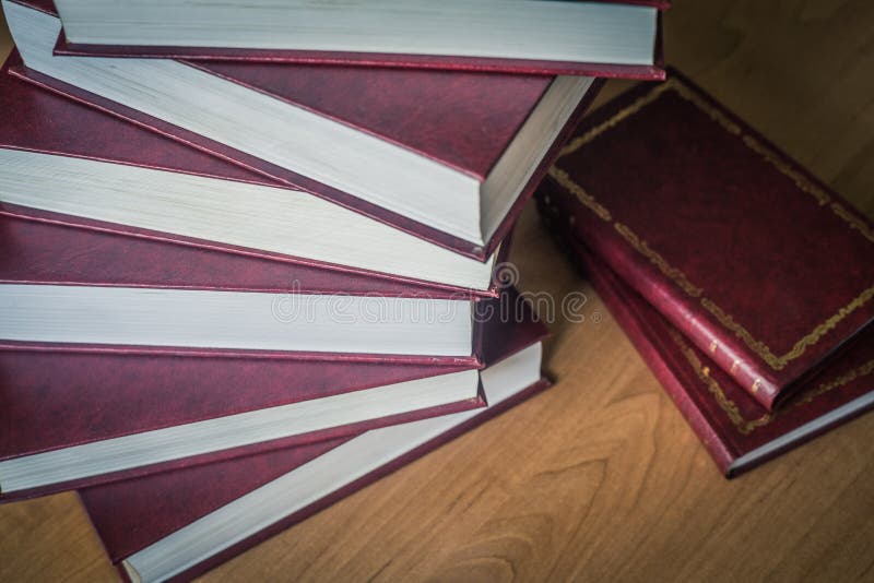 Classical Literature Books Stack. Same Dust Jacket Stock Photo Image of learn, dust 205828916