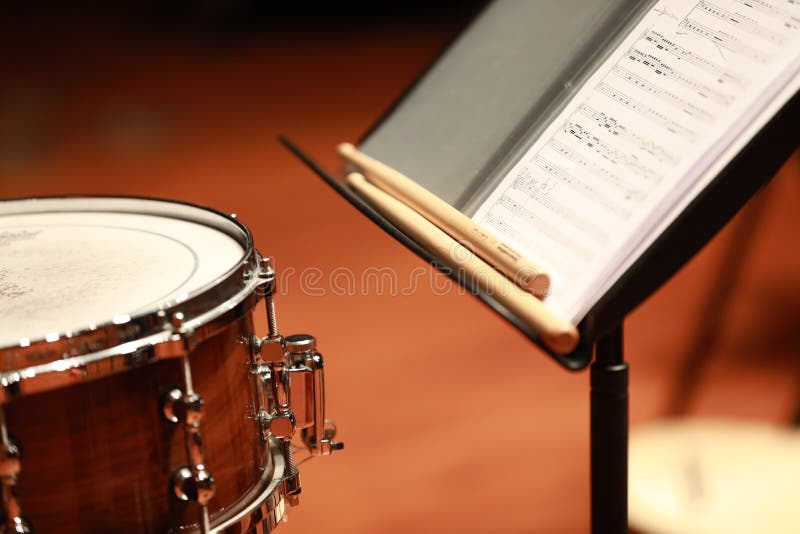 Classical Music. Snare Drum Stock Photo Image of close, shadow 111029364