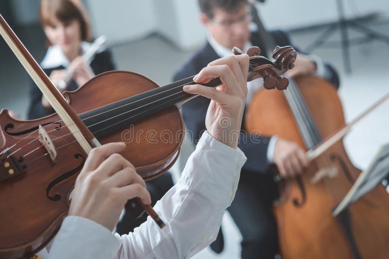 Classical Orchestra String Section Performing Stock Image Image Of Classical Orchestra String Section Performing Stock Image Image Of