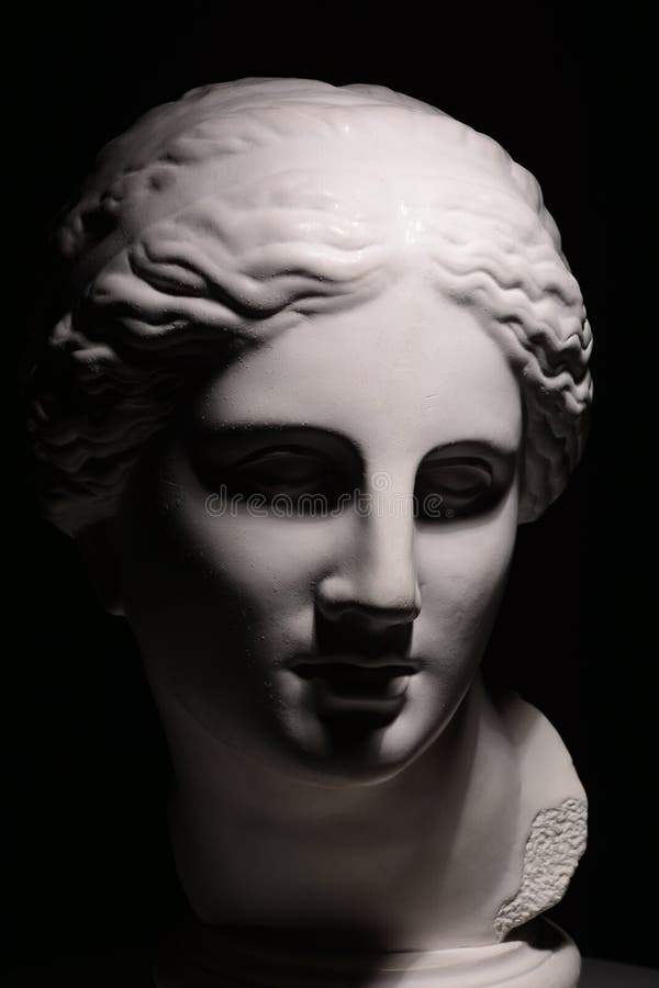 Classical Roman bust woman stock image. Image of stone 70039869